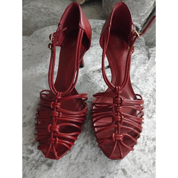 ZARA Strappy Heeled Sandals NWT - Picture 10 of 16